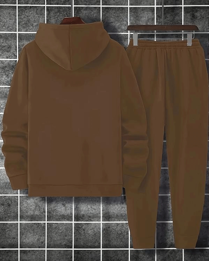 Casual hoodie and sweatpants set