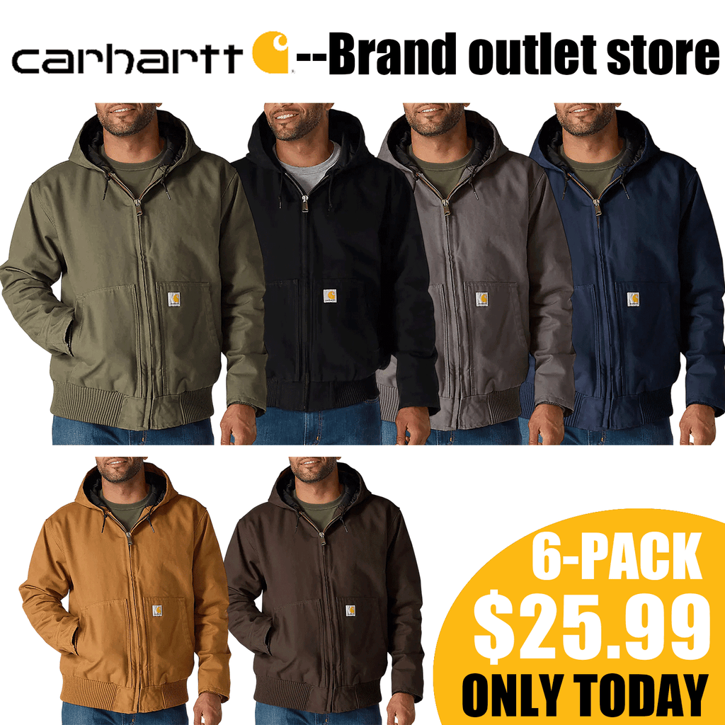 Men's Insulated Active Jac - Loose Fit - Washed Duck - 3 Warmest Rating